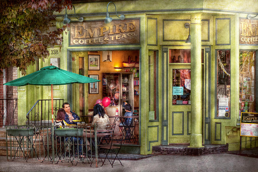 Phong cách thiết kế quán cafe theo phong cách hoài cổ với tone màu xanh pastel lung linh