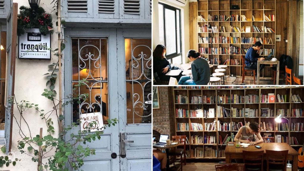 Thiết kế  quán cafe sách phong cách cổ điển