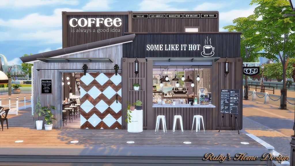 Ý tưởng quán cafe độc đáo với mô hình quán cafe container