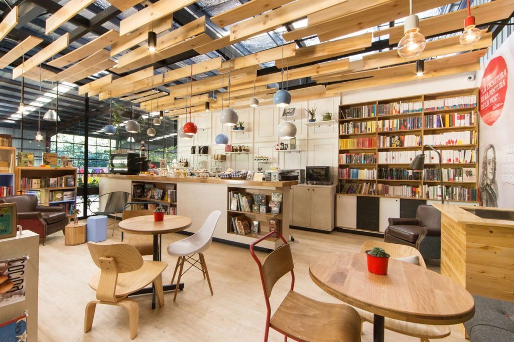 Thiết kế quán cafe sách 40m2 phong cách hiện đại, tinh tế