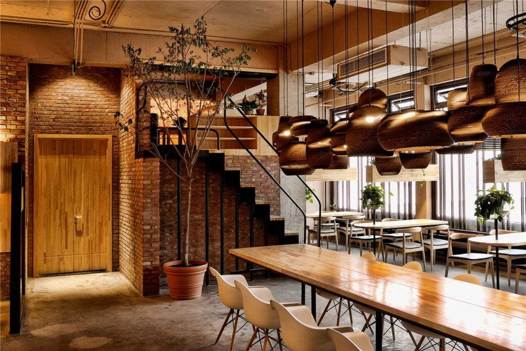 Thiết kế quán cafe  40m2 phong cách vintage sang trọng