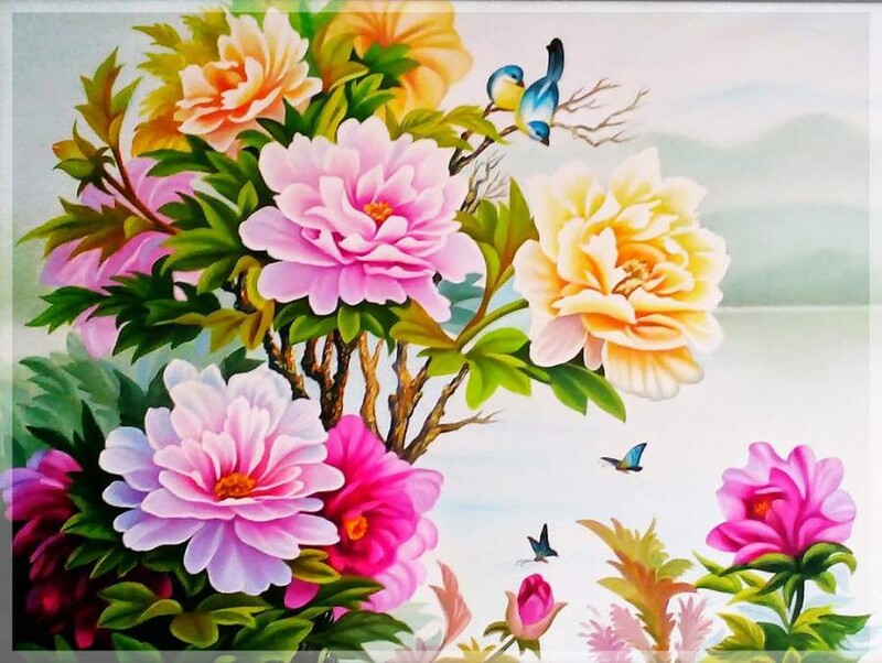 tranh treo cầu thang